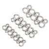 60pcs Stainless Steel Solid Fishing Figure 8 Jigging Rings Lure