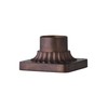 Feiss Lighting-Accessory-6.75 Inch Outdoor Pier Mount Base-Copper Oxide Finish