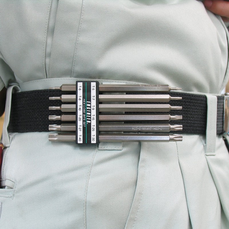 ENGINEER エンジニア ビットセット 6本組 ヘクスローブ DR-15