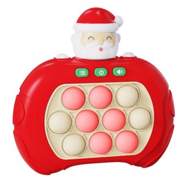 Push-Pop Game, Lighting, Electric, with Music, Stress Relief, Pop-it, Educational Toy, For Adults and Children (Santa Claus)