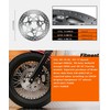 Front Brake Rotor Disc compatible with Softail 1984-2014, 11.5 Inch