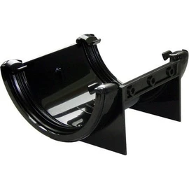 FloPlast Mini Gutter 76mm Black Union Bracket