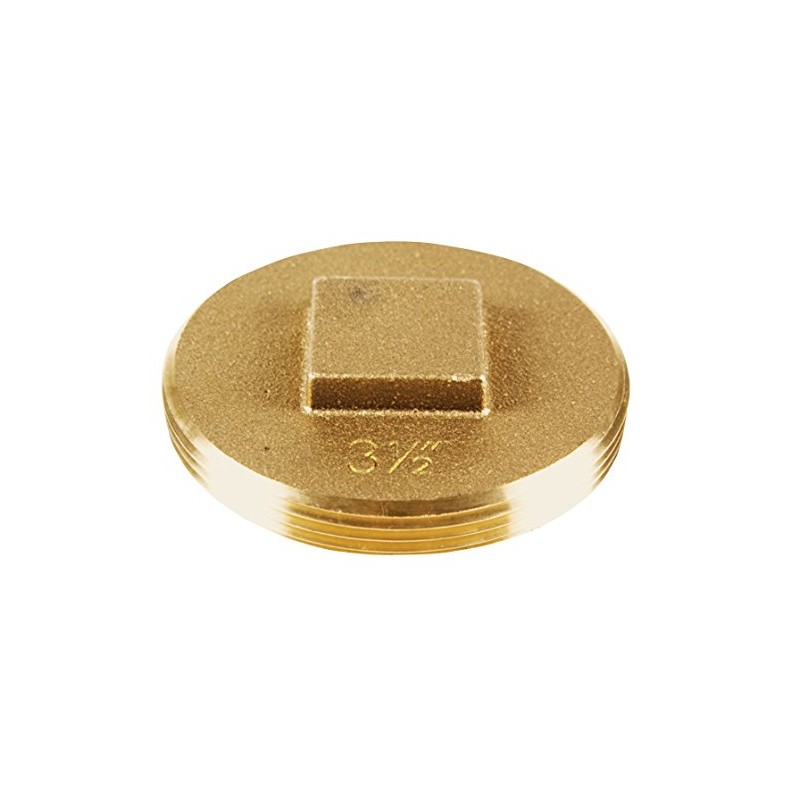 Oatey 42373 185 Brass Cleanout Plug, 3-1/2-Inch
