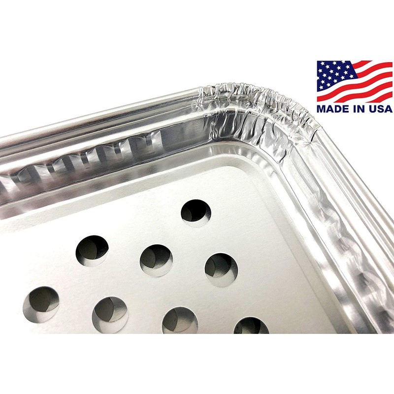 Pactogo 16" x 11" Aluminum Foil BBQ Gourmet Grill Topper