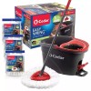 O-Cedar Easywring Microfiber Spin Mop & Bucket Floor with 3