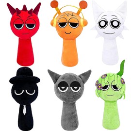 PQKL-party Sprunki Kuscheltier, 20cm Sprunki Plüschtier Game Plush Toys, Cute Plüschtier Plüschfigur, Plüsch für Mädchen Jungen Kinder Geburtstag Geschenk