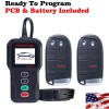 ATPSTOGO 2 New Replacement Remote Key Fob Tool Kit For