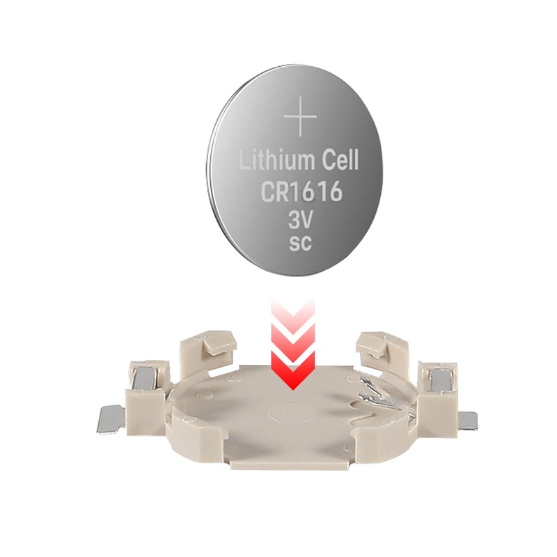 ACEIRMC CR1616 SMT Button Battery Holder Portable Battery for Gameboy