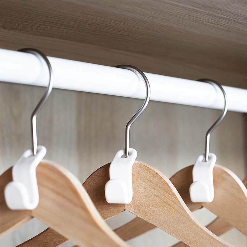 Pack of 20 Clothes Hangers, Space-saving, Clothes Hangers, Hooks for