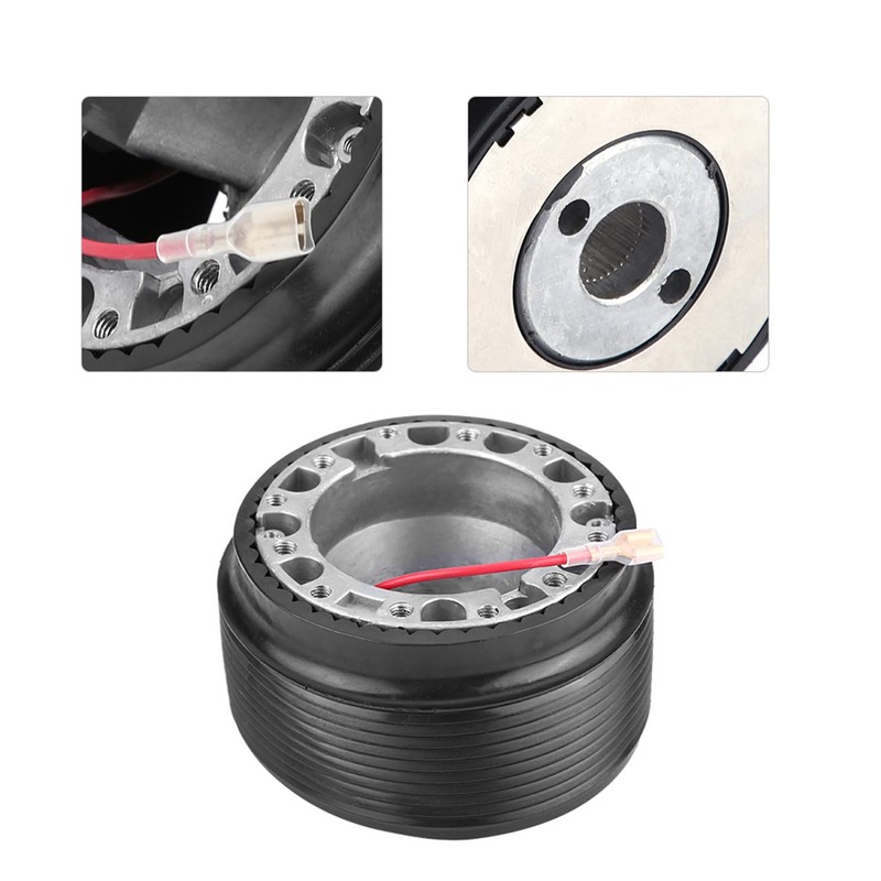Qiilu Steering Wheel Hub Adapter Racing Steering Wheel Hub Adapter