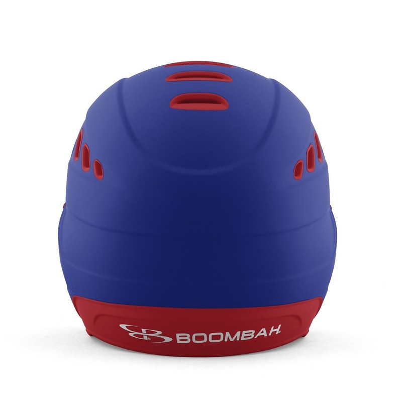 Boombah DEFCON Batting Helmet Royal Blue/Red - Size Junior 6