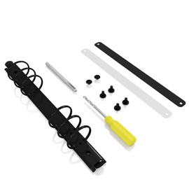 Stationery.Life Ring Binder Mechanism Replacement Kit for Personal Organizers Planners 6 Rings (Black Nickel, A5)