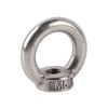 10Pcs Lifting Eye Nut Stainless Steel Ring Shape Fastener Tools
