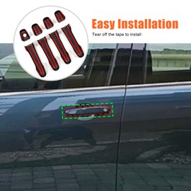 HAPPYHORSE Car Exterior Door Handle Trim Cover Compatible with Pontiac G8 08-09/Holden Commodore 06-12 Car Outer Door Handle Protector Cover Decoration Exterior Accessories (Carbon Fiber)