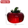 YANGSHINE Crystal Persimmon statue Ornament Artificial Fruit Sculpture Figurine Tabletop