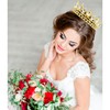 Gold Crown for Women Crystal Wedding Tiara and Crowns for