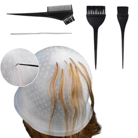 Set of 5 Highlighting Hood Set, Highlighting Dyeing Set, Multifunctional and User-friendly Highlight Set, for Hair Colouring Enthusiasts, Hairdressing Salons and Families