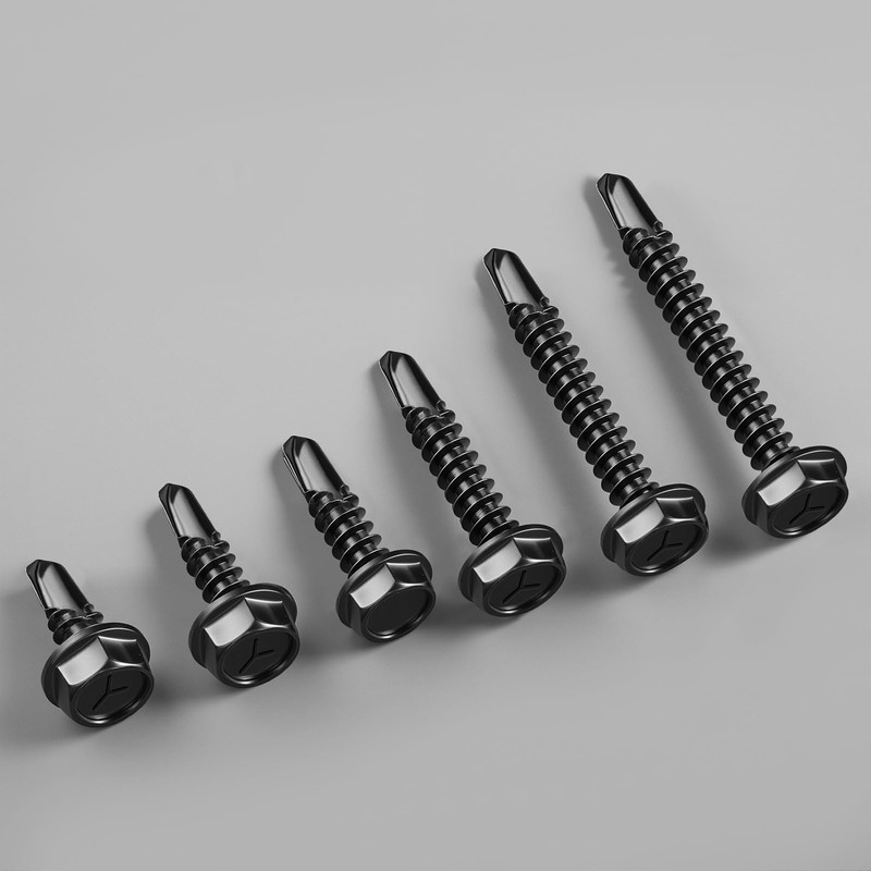 BNUOK #14 x 3 Inch Self Drilling Screws, (27pcs) 1