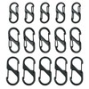 15 PCS Small Carabiner Clips, Carabiner Keyring Clip and S