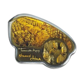 Collectible Novelty Pin for Backpack, Scarf - Made From Jeweler Class Metal - Spartan and the Green Egg Explorer Pin Series: Terracotta Army: Shaanxi, China (199)