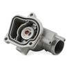RIDEX Thermostat Coolant Cooling Water Thermostat with Housing, Metal Housing