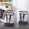 FairyHaus Laundry Basket 100L, 2Pack Laundry Hamper with Easy Carry