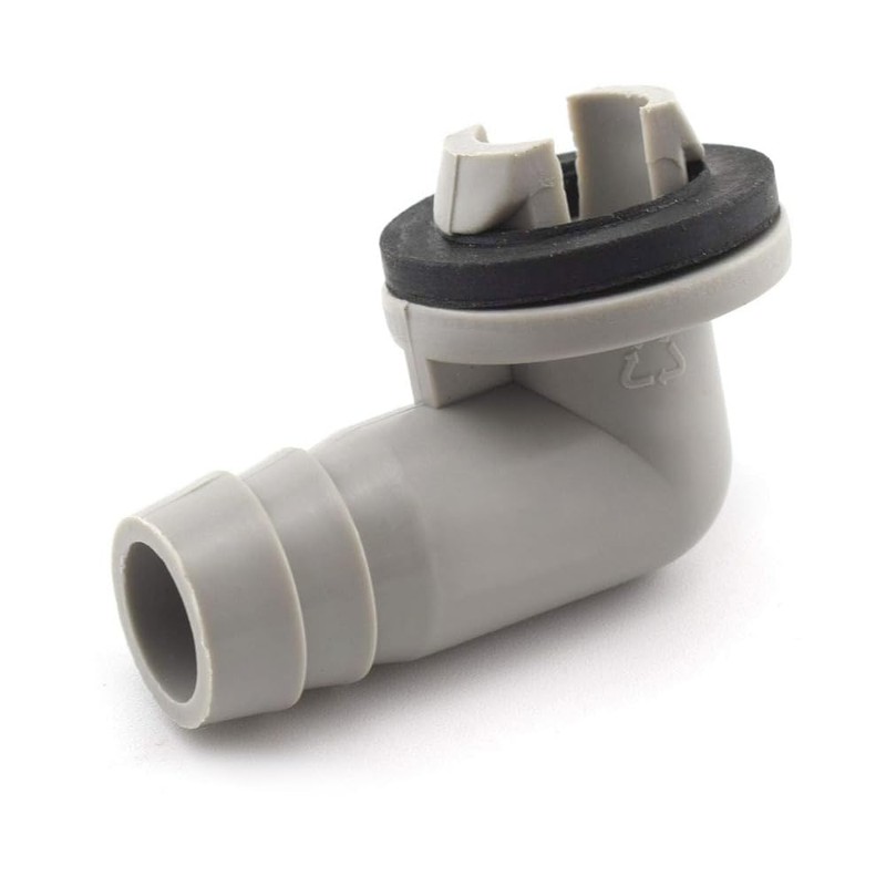 SEIWEI 2Pcs 15mm Air Conditioner Drain Hose Connector, Universal Drain