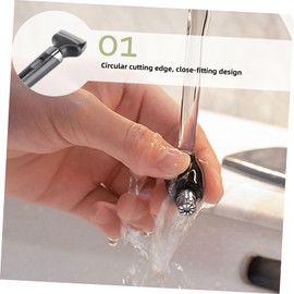 Ipetboom Clipper Set Nose Hair Trimmer Eyebrow and Sideburns for Precision Grooming Black