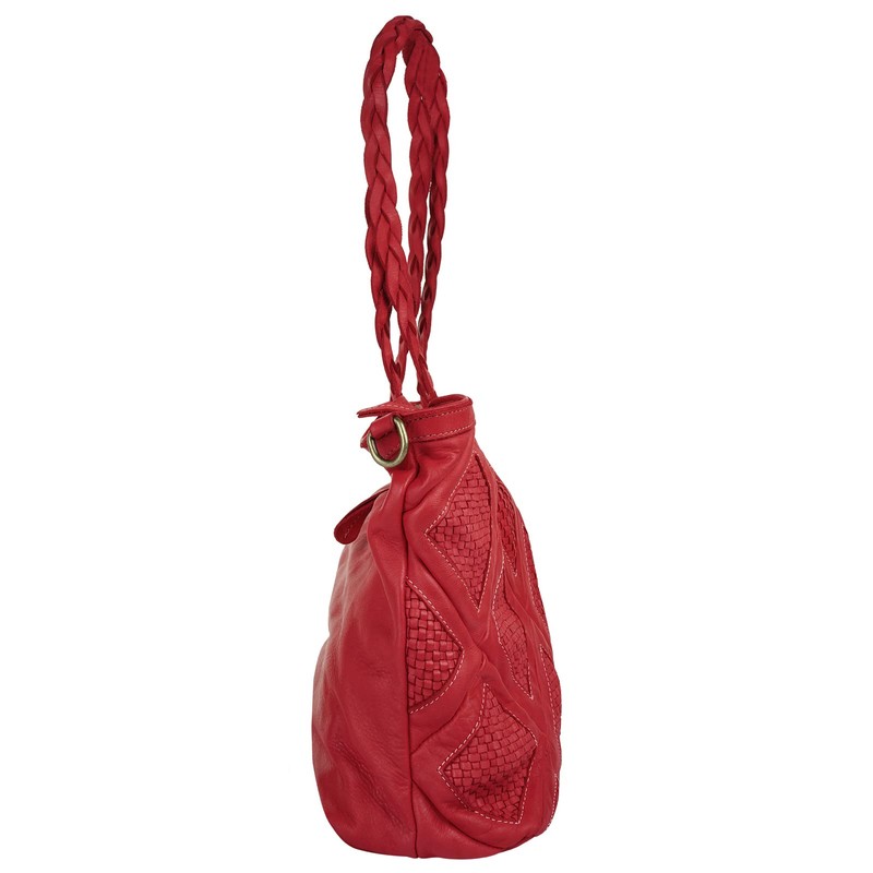Samantha Look 021394 Women's Real Leather Shopper Bag, Made in