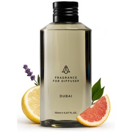 AromaPlan Hotel Scents Dubai 5 Fl Oz (148ml), Home Luxury Aroma & Hotel Fragrance Diffuser Oil- Hotel Diffuser Oil for Aromatherapy- USA Made, Bigger Bottle, Bolder Aroma & Longer Lasting