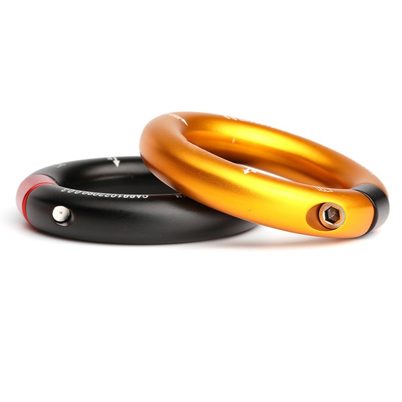 Rappel Ring 12mm Opening Detachable Climbing Connector Belay for Rock
