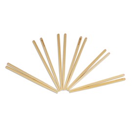 BambooMN Premium 5.9" - Mini Bamboo Chopsticks, Pocket Sized, Smaller Sized for Training, and Travel - 12 Pairs