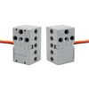 Rcmall 2PCS Geekservo Programmable Building Block Servo Motor, 360 Degree