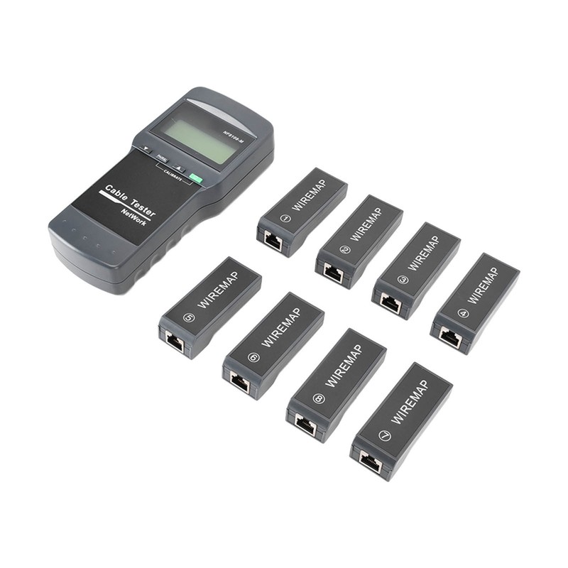 F‑8108‑M LCD Display Network Cable Length Tester Cable Wire Fault