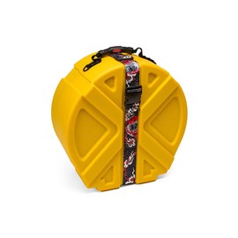 Drum Snare drum case 14in X 5.5in up to 8.5in. Max performance for Drums. It is not drum bags - hard roto drums case - DARUMA series (yellow)