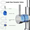 Jlerli Kitchen Faucet with Pull Down Sprayer, High Arc Brushed