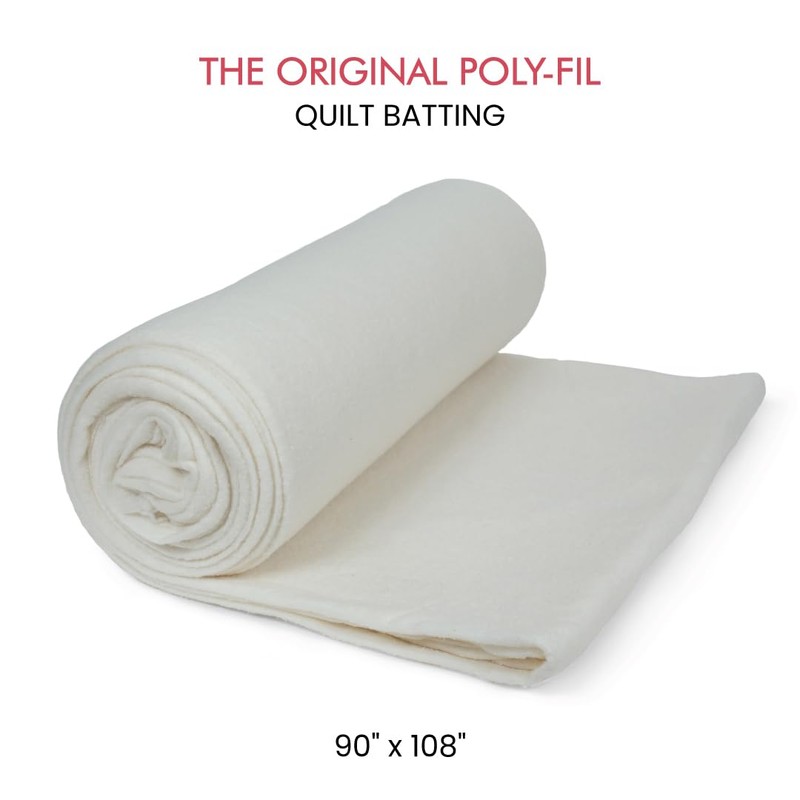 Fairfield Quilter’s 80/20 Quilt Batting, Premium Cotton and Polyester Batting