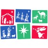 Major Brushes Nativity Stencils Pack 6