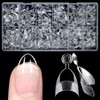 600pcs Uñas Postizas Nail Art Tips, Francesa Uñas Acrilicas Uñas