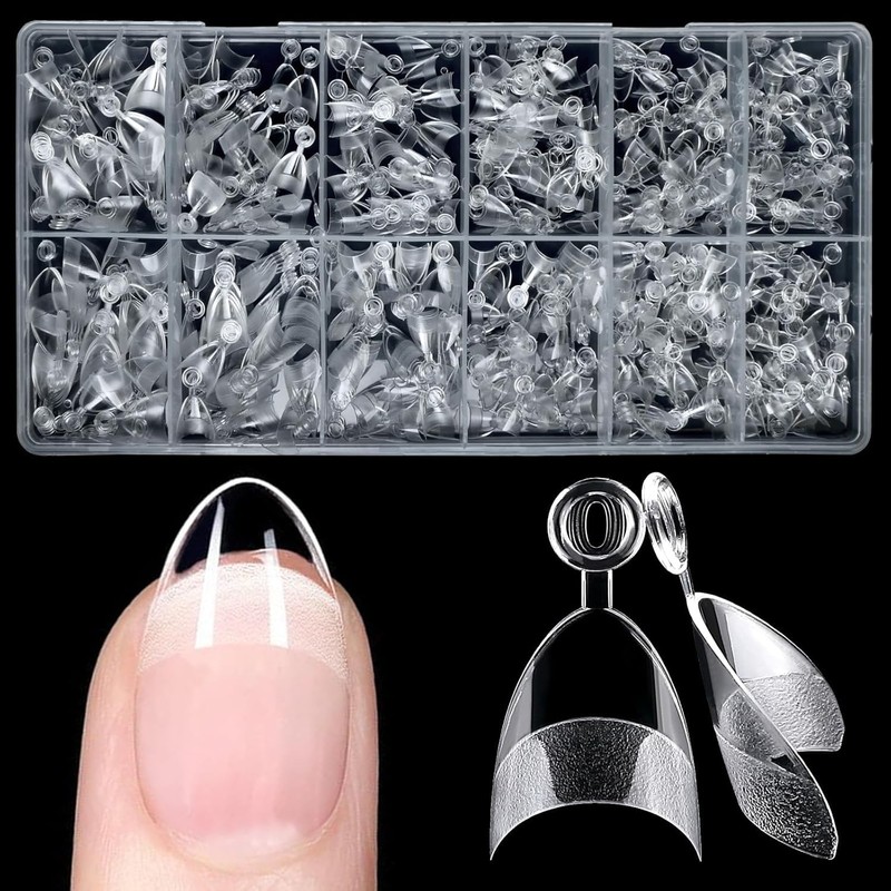 600pcs Uñas Postizas Nail Art Tips, Francesa Uñas Acrilicas Uñas