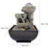 lyrlody Desktop Fountain Reliable Indoor Fountain Submersible Pump Practical Lightweight