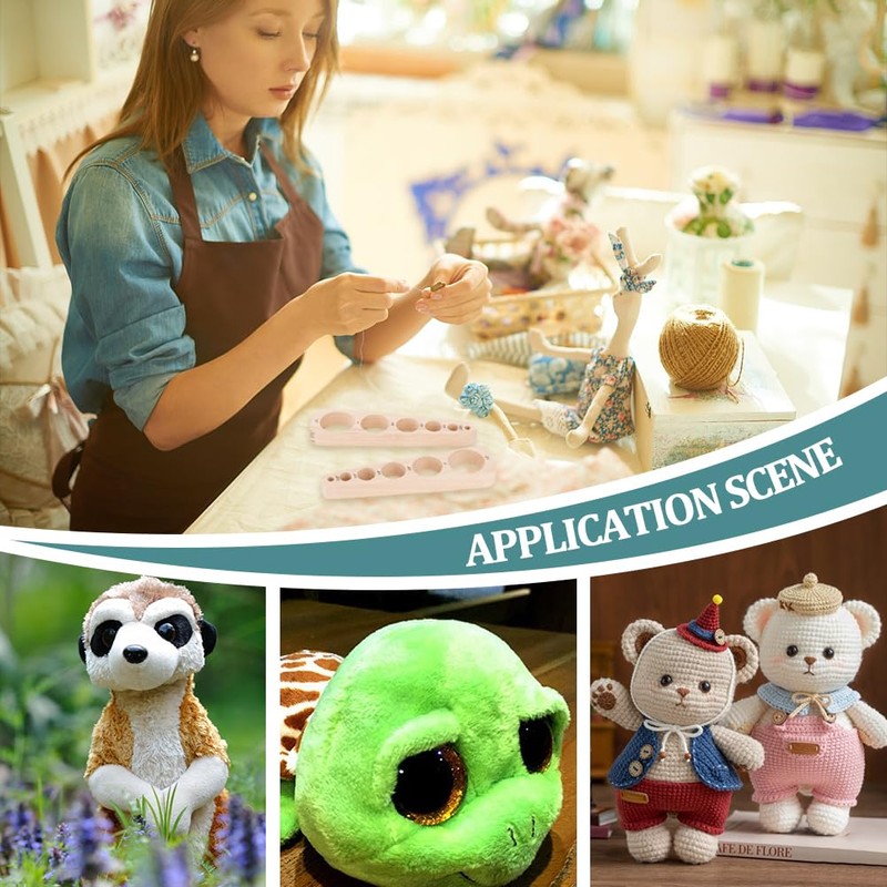 PH PandaHall Auxiliary Tool for Attaching Safety Eyes and Washers