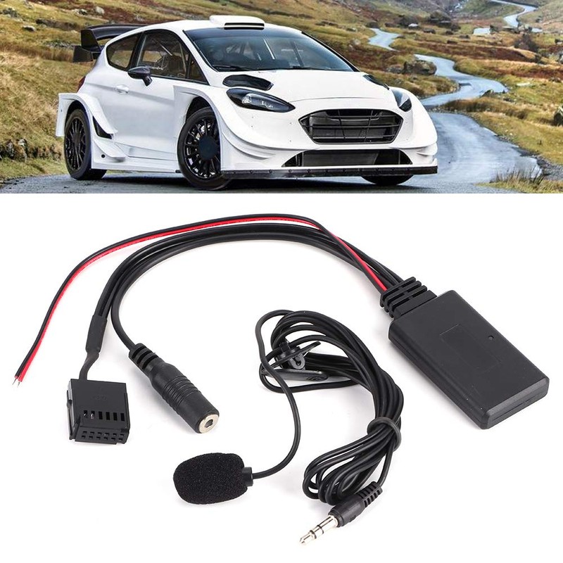 Bluetooth Aadapter, Car Bluetooth AUX IN Cable Adapter with Microphone