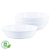 [6PCE] Home Master White Melamine Bowls, Simple Elegance, Lightweight and