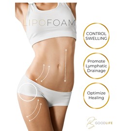 PSGoodLife 3 Pack Lipo Foam Post Surgical Liposuction Pads for Recovery, use with Compression Garments, Abdominal Board for Healing and Flattening. Foam Sheets 8”x11”