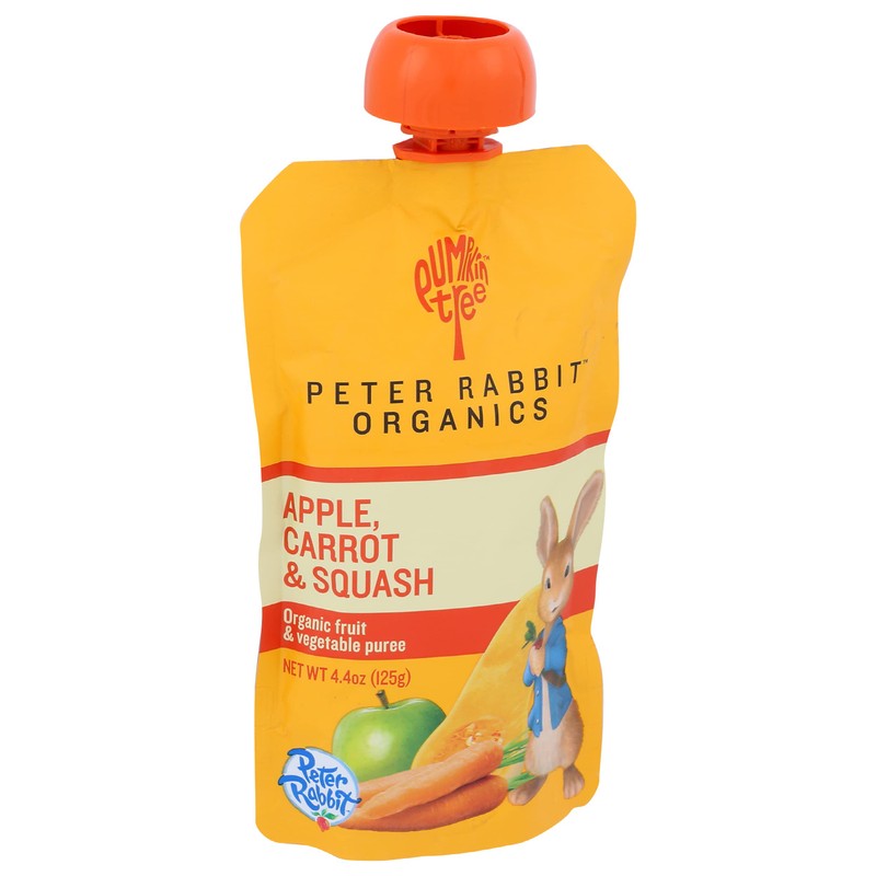 Peter Rabbit Organics Baby Carrot Squash Apple, 4.40 oz