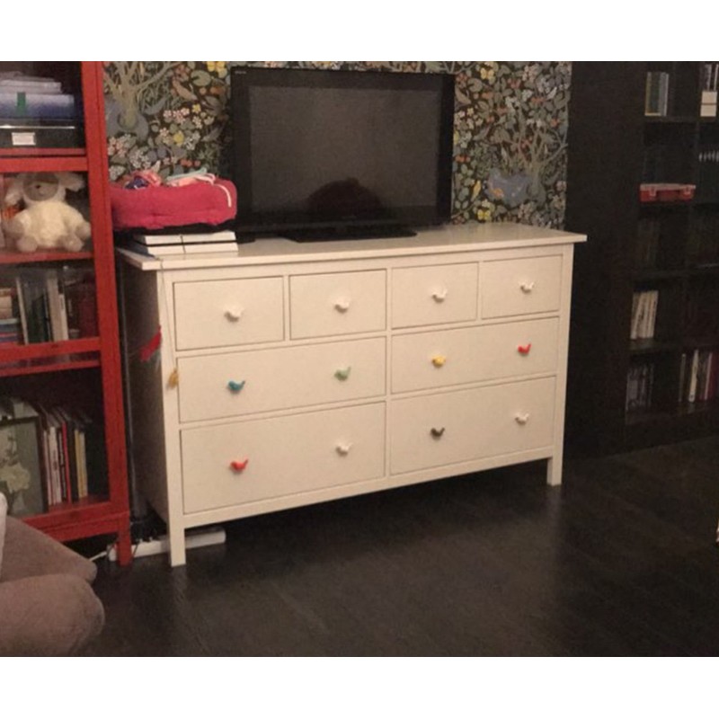 Corasays Bird Shape Ceramic Knobs DIY Door Drawer Cupboard Pull