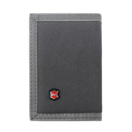 FOXISZMC Tri Fold Wallet for Men, Wallet for Teen Boys, Nylon Coin Purse with Zipper and Front Pocket for Kids