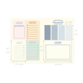 Color Palette Sticky Set - C (Sticky Note Set - Sketch)