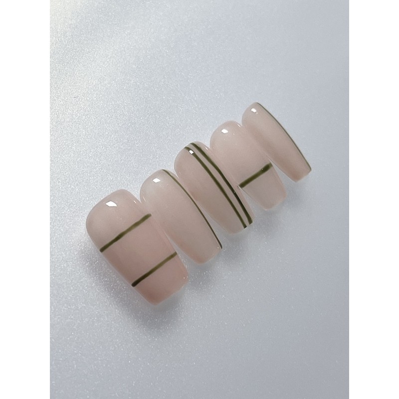 Plki Handmade Nail Tips - Midi Long Oval / 플키